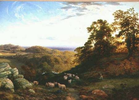 The Young Shepherd from George Vicat Cole