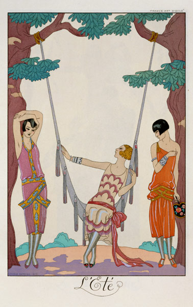 Summer, from 'Gazette du Bon Ton', 1925 from Georges Barbier