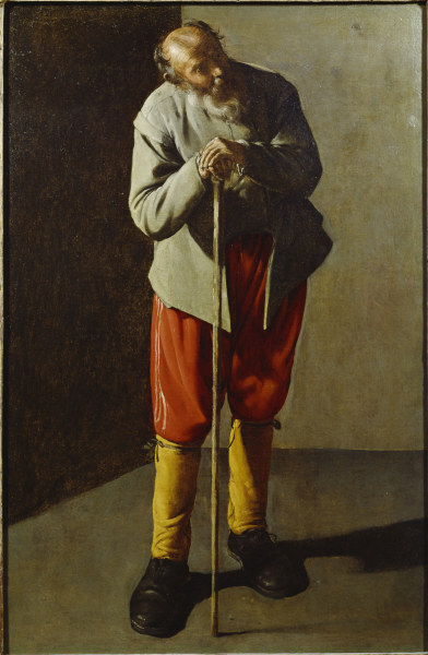 G.de La Tour, Alter Mann from Georges de La Tour