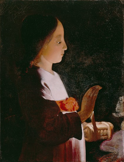 Young Virgin Mary from Georges de La Tour