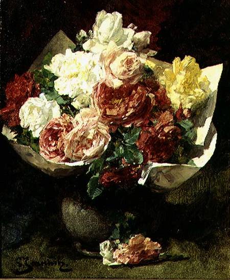 Flowers in a Vase from Georges Jeannin
