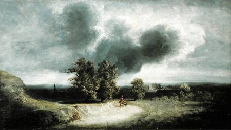 Landscape on the Outskirts of Paris from Georges Michel