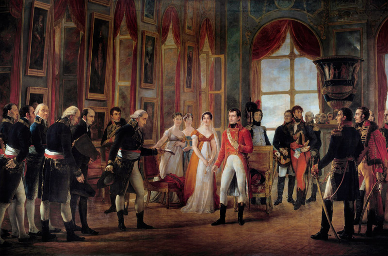 Napoleon receiving the senators and declaring himself emperor, 18th May 1804 from Georges Rouget