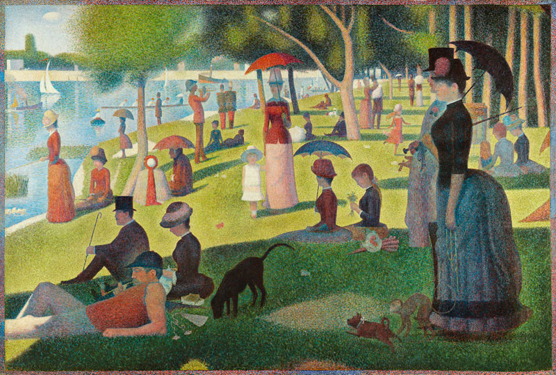 A Sunday afternoon on the island of La grandee Jatte from Georges Seurat
