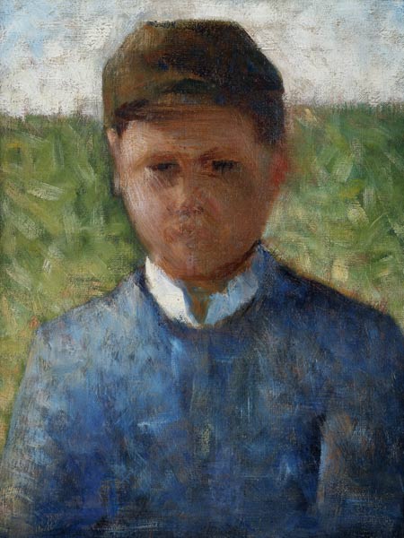 Country lad in blues from Georges Seurat