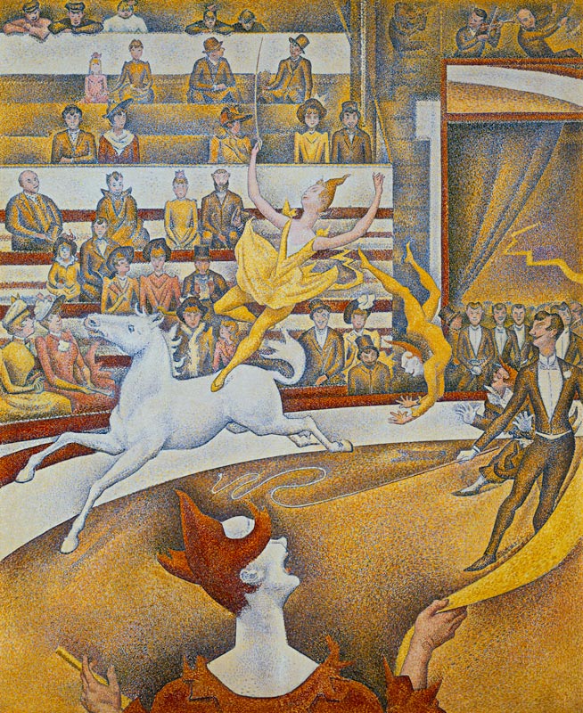 The circus from Georges Seurat
