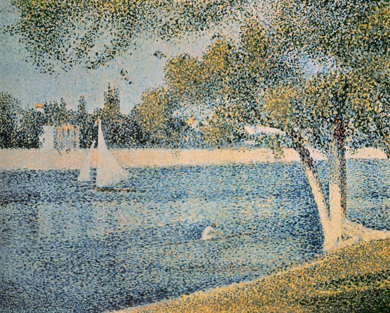 Seurat / Seine near Grande Jatte / c1887 from Georges Seurat