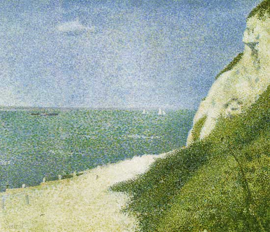 La greve du Bas Butin in Honfleur from Georges Seurat