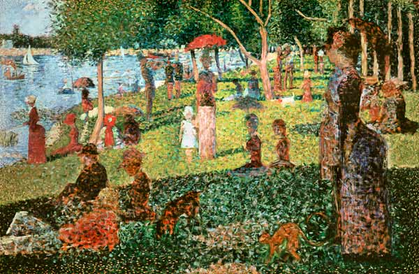 Esquisse this ' ensemble from Georges Seurat