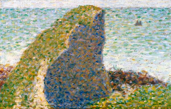 Study for Le Bec du Hoc, Grandcamp from Georges Seurat