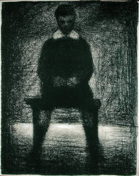 Maurice Appert Seated from Georges Seurat