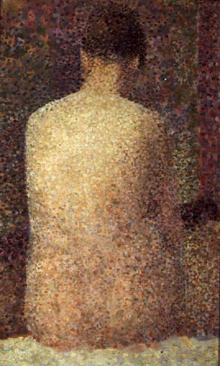 Model from the Back from Georges Seurat