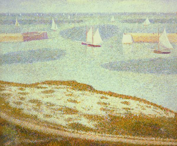 Seurat / Port-en-Bessin / Painting, 1888 from Georges Seurat