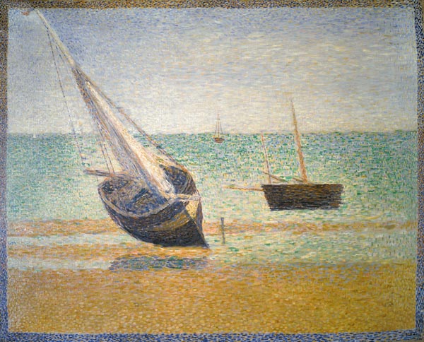 Low Tide at Grandcamp from Georges Seurat