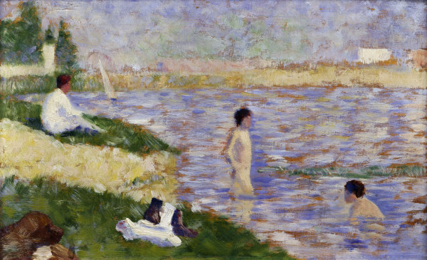 Seurat, Study for Swimming at Asnières from Georges Seurat