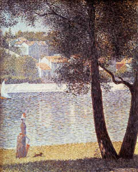 The Seine at Courbevoie from Georges Seurat