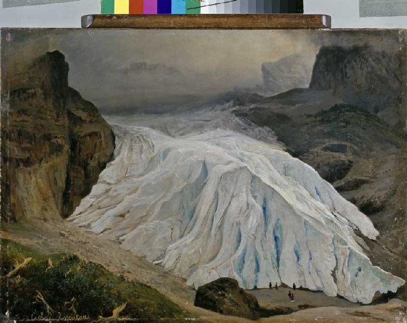 Der Rosenlaui-Gletscher from Georg Heinrich Crola