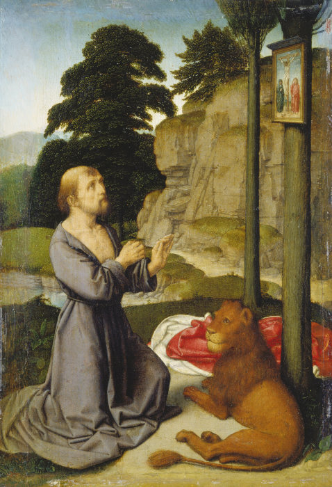 Saint Jerome in the Wilderness from Gerard David