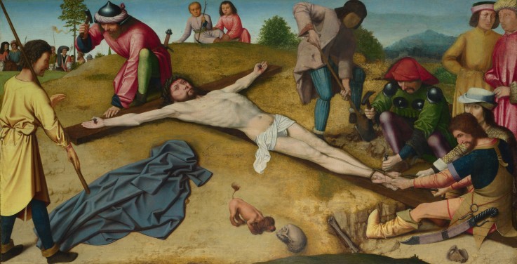 Christ Nailed to the Cross from Gerard David