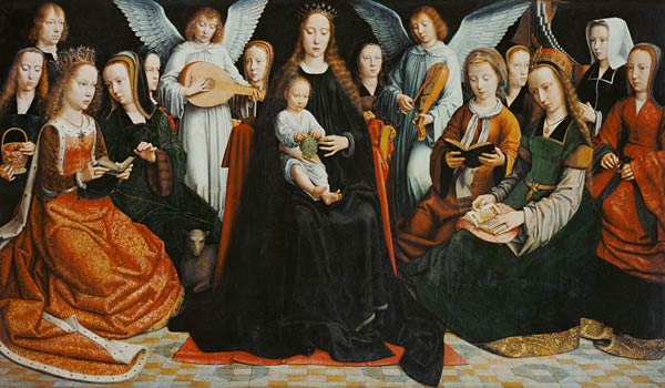 Madonna, surrounded by saints from Gerard David