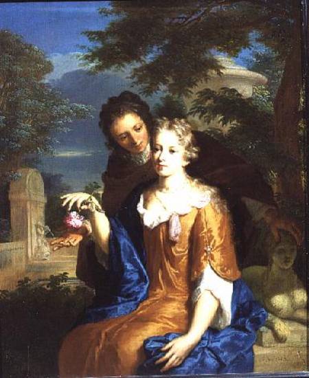 The Young Lovers from Gerard Hoet