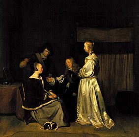 The visit. from Gerard ter Borch or Terborch