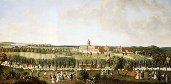 View of the New Palace from German School