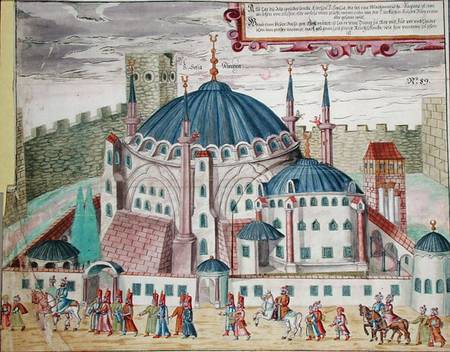 The Church of Saint Sophia Transformed as a Mosque from German School