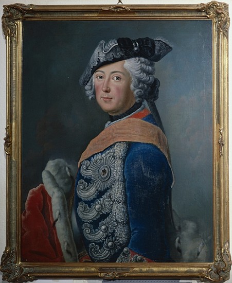 Frederick II the Great of Prussia, after 1753 from German School
