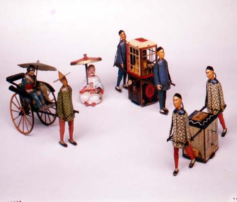 Lehmann Chinese figures (tin) from German School