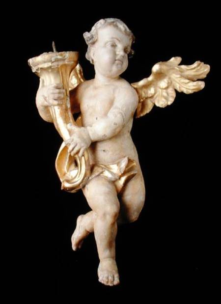 Pair of Flying Putti from German School