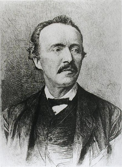 Portrait of Heinrich Schliemann (1822-90) from German School