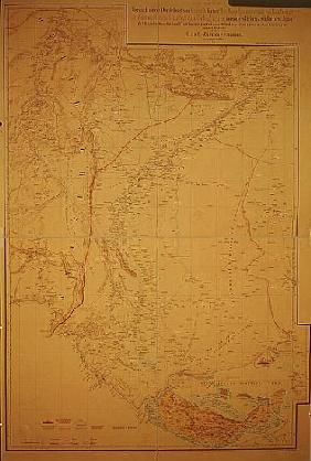 Map of the Cutch region of India and its border with neighbouring Baluchistan, Carl Zimmerman
