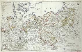 Map of the Prussian States in 1799