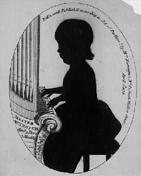 William Crotch Playing the Organ