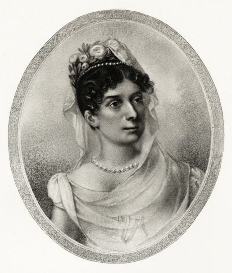 Angelica Catalani from German School, (19th century)