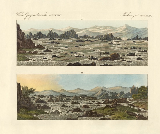 Falls of the Nile at Syene from German School, (19th century)