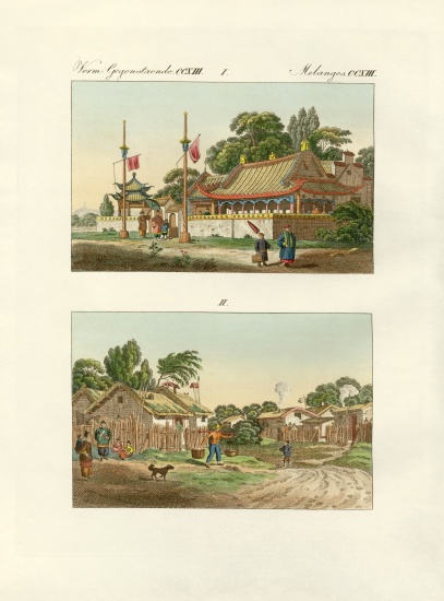 Flats of the Chinese from German School, (19th century)