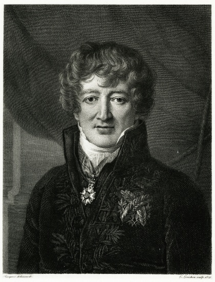 George Baron de Cuvier from German School, (19th century)