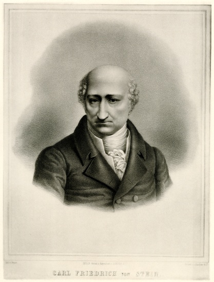 Heinrich Friedrich Karl Freiherr von und zum Stein from German School, (19th century)