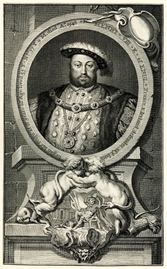 Heinrich VIII. from German School, (19th century)