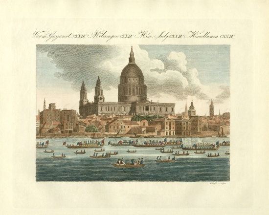 St. Paul's Cathedral in London from German School, (19th century)