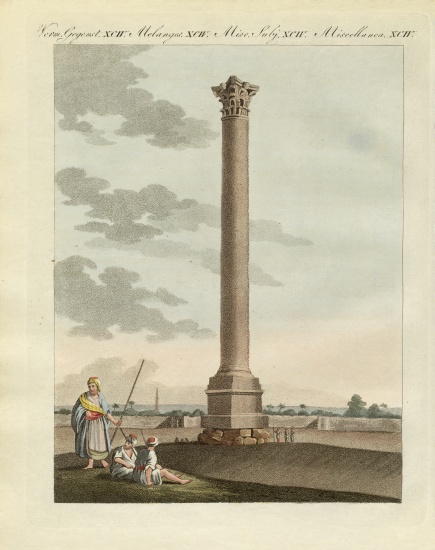 The Pompeian column from German School, (19th century)