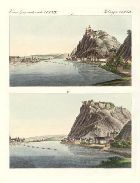 Picturesque views of the Rhine