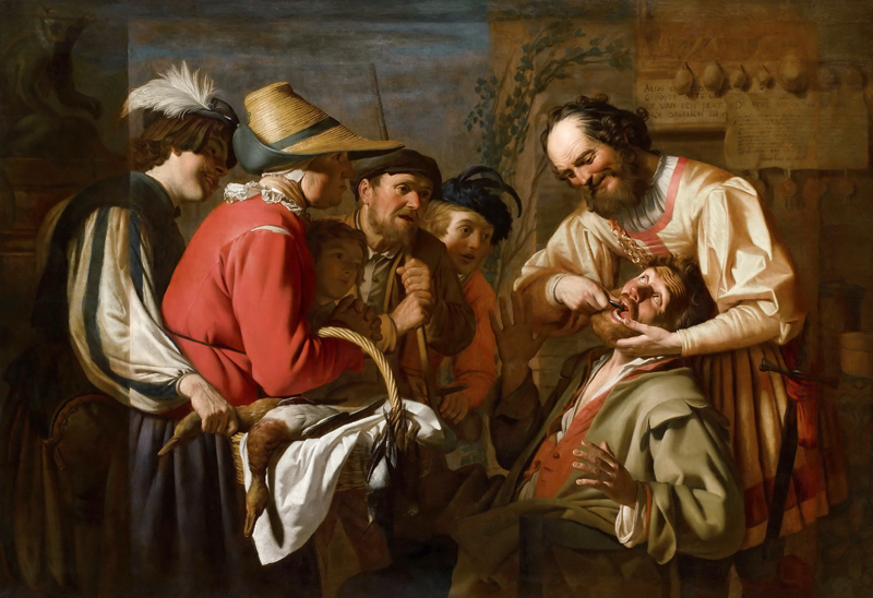 The Tooth Puller from Gerrit van Honthorst