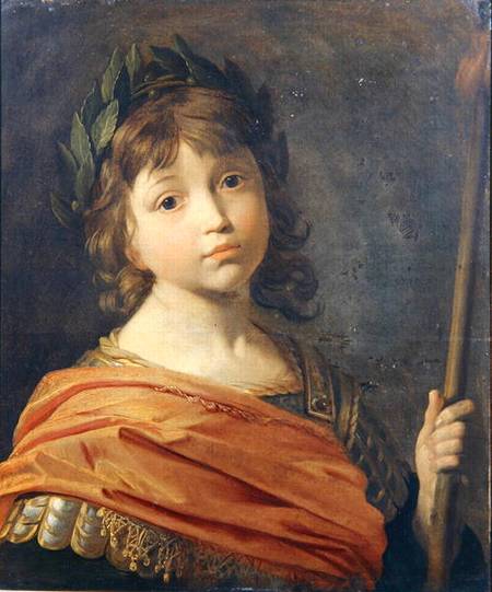 Prince Rupert (1619-82) when a boy as Mars from Gerrit van Honthorst