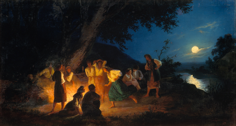 The Ivan-Kupala night. from G.I. Semiradski