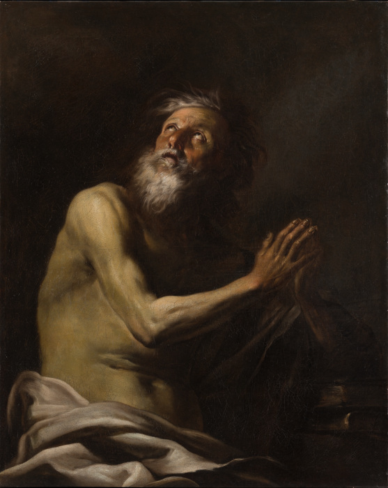 Hermit Saint (Paul the Hermit?) from Giacinto Brandi