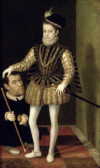 Portrait of Carlo Emanuele I (1562-1630) Duke of Savoy, c.1570 from Giacomo (L'Argenta) Vighi