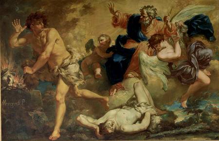 The Fall of Cain from Giambattista Mengardi